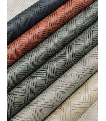 RRD7650 - Wickwork Wallpaper 52" Width-Industrial Interiors by York