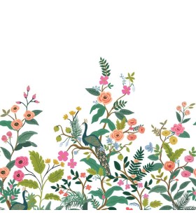 RP7397M - Peacock Wallpaper Mural by Rifle Paper Co.