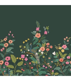 RP7398M - Peacock Wallpaper Mural by Rifle Paper Co.