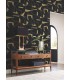 MD7115 - Black & Gold Abstract Geo Wallpaper- Modern Metals 2