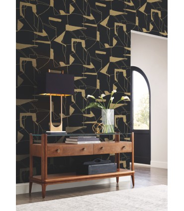 md7115-black-gold-abstract-geo