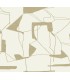 MD7113 - Cream & Gold Abstract Geo Wallpaper- Modern Metals 2