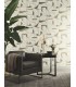 MD7113 - Cream & Gold Abstract Geo Wallpaper- Modern Metals 2