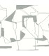 MD7114 - White and Silver Abstract Geo Wallpaper- Modern Metals 2