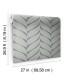 MD7163 - Charcoal & Silver Luminous Leaves Wallpaper- Modern Metals 2