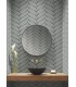 MD7163 - Charcoal & Silver Luminous Leaves Wallpaper- Modern Metals 2
