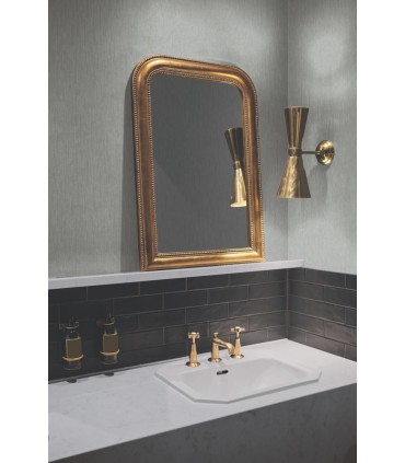 MD7154 - Spa & Silver Metallic Cascade Wallpaper- Modern Metals 2