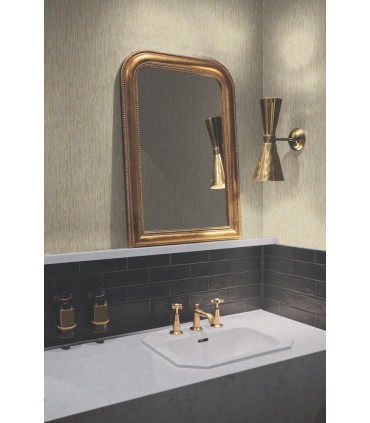 MD7152 - Nuetrals and Gold Metallic Cascade Wallpaper- Modern Metals 2