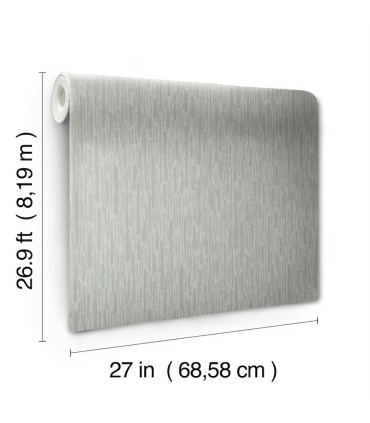 MD7153 - Pale Green and Silver Metallic Cascade Wallpaper- Modern Metals 2