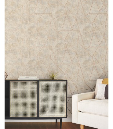 NW3504 - Neutral & Gold Nazca Wallpaper-Modern Metals 2