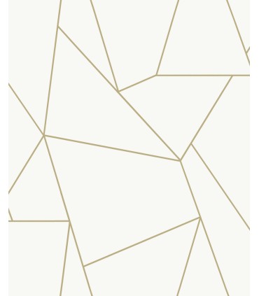 MD7182 - White & Gold Nazca Wallpaper - Modern Metals 2