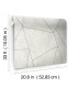 MD7183 -   Light Grey and Silver Nazca Wallpaper Wallpaper- Modern Metals 2