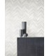 MD7223 - White & Silver Polished Chevron Wallpaper- Modern Metals 2