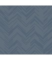 MD7224 - Blue and Silver Polished Chevron Wallpaper- Modern Metals 2