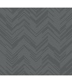MD7226 - Charcoal and Silver Polished Chevron Wallpaper- Modern Metals 2
