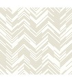 MD7222 - White and Gold Polished Chevron Wallpaper- Modern Metals 2