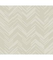 MD7225 - Cream and Gold Polished Chevron Wallpaper- Modern Metals 2