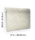 MD7225 - Cream and Gold Polished Chevron Wallpaper- Modern Metals 2