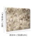 NW3584 - Khaki & Multi Shimmering Foliage Wallpaper-Modern Metals 2