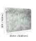 MD7142 - Spa and Silver Shimmering Foliage Wallpaper- Modern Metals 2