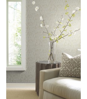MD7211 - Neutral and Gold Shimmering Patina Wallpaper- Modern Metals 2