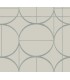 MD7201 - Taupe and Silver Sun Circles Wallpaper- Modern Metals 2