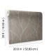 MD7121 - Mocha and Silver Trees Silhouette Wallpaper- Modern Metals 2