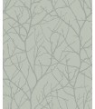 MD7124 - Green and Silver Trees Silhouette Wallpaper- Modern Metals 2