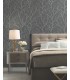 MD7125 - Charcoal and Silver Trees Silhouette Wallpaper- Modern Metals 2