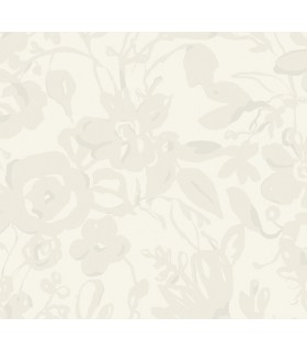 BL1734 - Brushstroke Floral Wallpaper-Blooms 2 by York