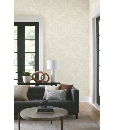 BL1734 - Brushstroke Floral Wallpaper-Blooms 2 by York