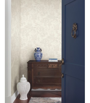 BL1734 - Brushstroke Floral Wallpaper-Blooms 2 by York