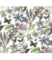 BL1721 - Butterfly House Wallpaper-Blooms 2 by York