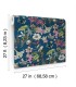 BL1723 - Butterfly House Wallpaper-Blooms 2 by York