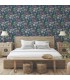 BL1723 - Butterfly House Wallpaper-Blooms 2 by York