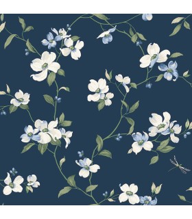 BL1761 - Dogwood Wallpaper-Blooms 2 by York