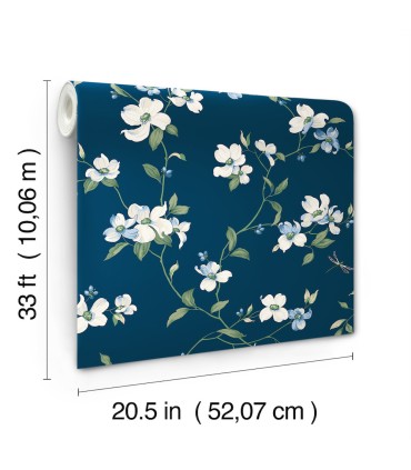 BL1761 - Dogwood Wallpaper-Blooms 2 by York