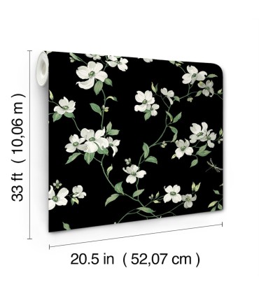 BL1764 - Dogwood Wallpaper-Blooms 2 by York