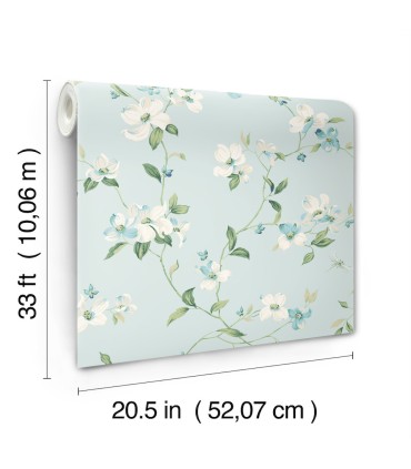 BL1765 - Dogwood Wallpaper-Blooms 2 by York