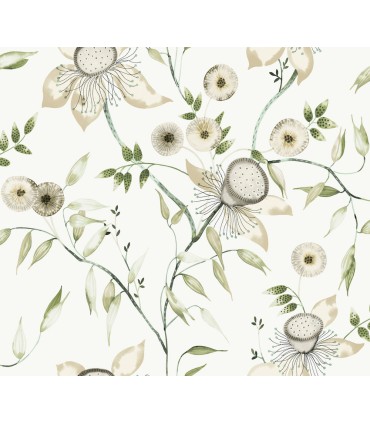 BL1793 - Dream Blossom Wallpaper-Blooms 2 by York