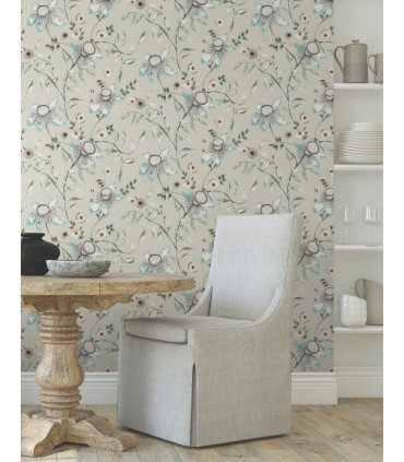 BL1794 - Dream Blossom Wallpaper-Blooms 2 by York