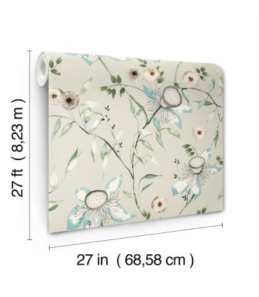 BL1794 - Dream Blossom Wallpaper-Blooms 2 by York