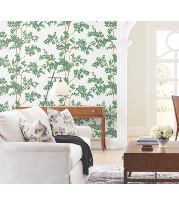 BL1801 - Lunaria Silhouette Wallpaper-Blooms 2 by York