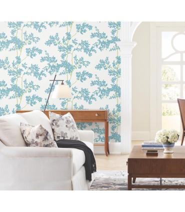 BL1803 - Lunaria Silhouette Wallpaper-Blooms 2 by York