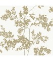 BL1806 - Lunaria Silhouette Wallpaper-Blooms 2 by York