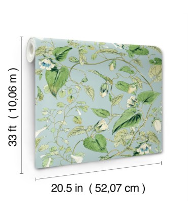BL1714 - Moon Flower Wallpaper-Blooms 2 by York