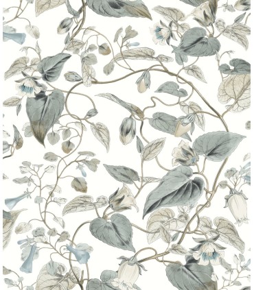 BL1715 - Moon Flower Wallpaper-Blooms 2 by York