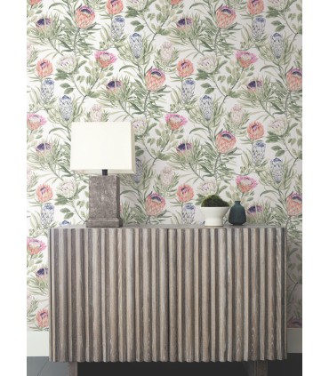 BL1752 - Protea Wallpaper-Blooms 2 by York