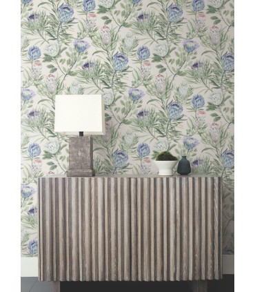 BL1753 - Protea Wallpaper-Blooms 2 by York