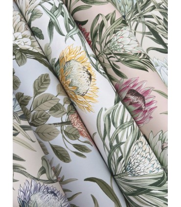 BL1754 - Protea Wallpaper-Blooms 2 by York
